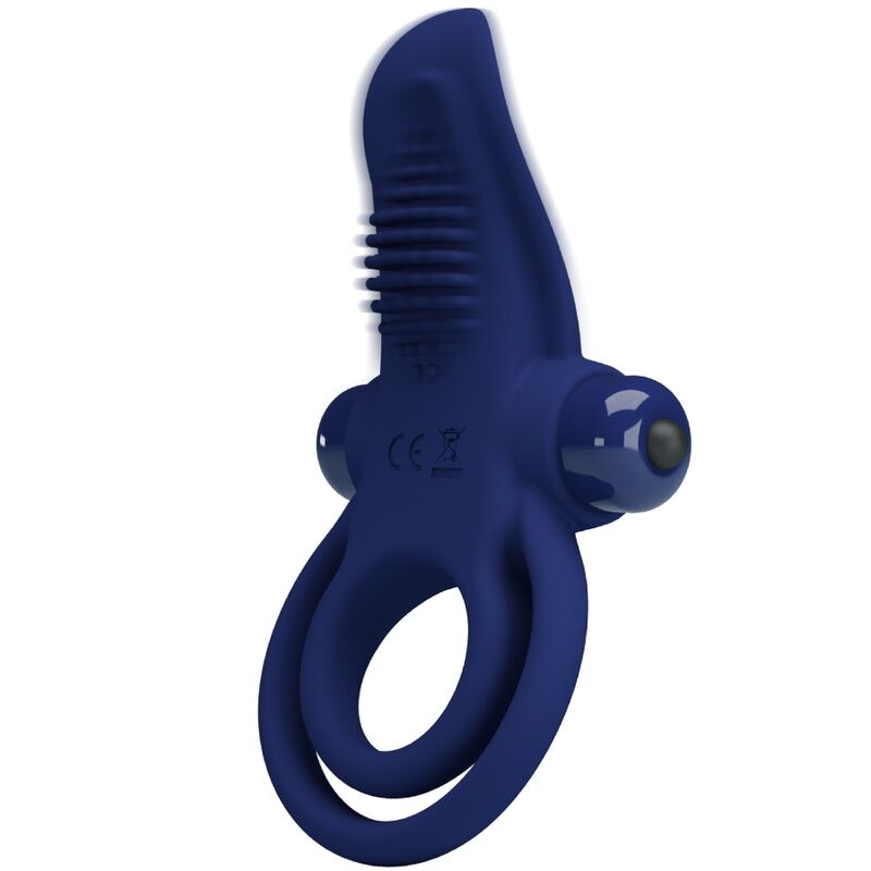 PRETTY LOVE - BRONSON DOUBLE RING WITH VIBRATION BLUE - Toys "n" Us