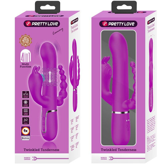 PRETTY LOVE - CAMMY TRIPLE VIBRATOR MULTIFUNCTION 4 IN 1 PINK - Toys "n" Us