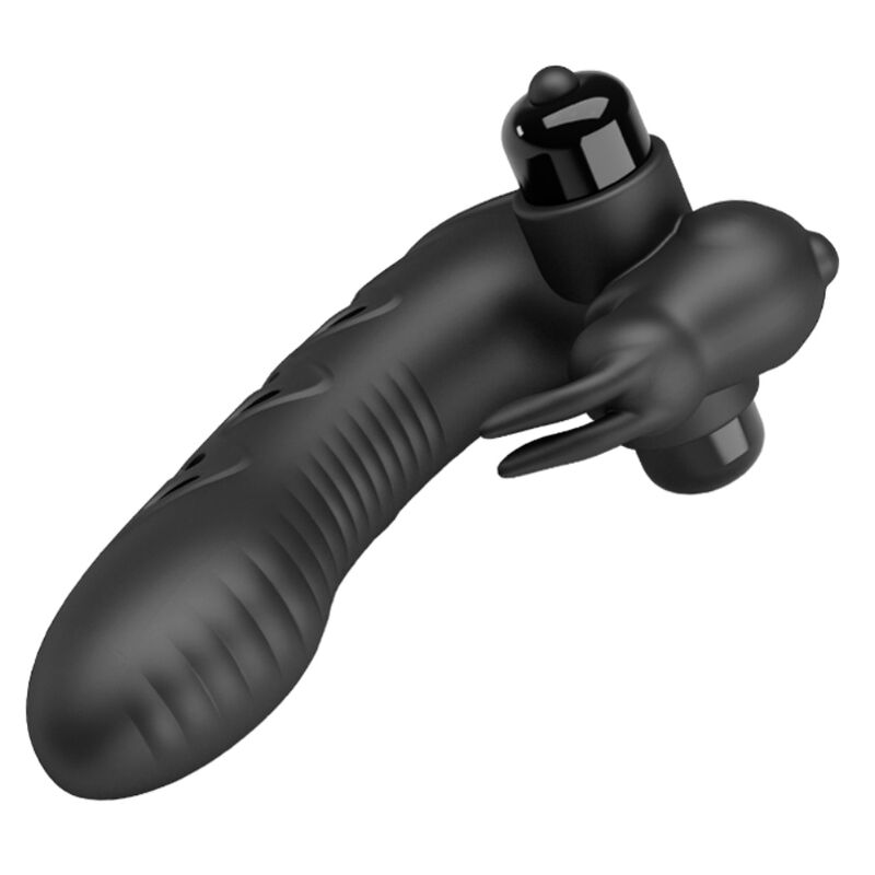 PRETTY LOVE - CAPA DE DEDO VIBRADOR DE COELHO PRETO VANCE - Toys "n" Us