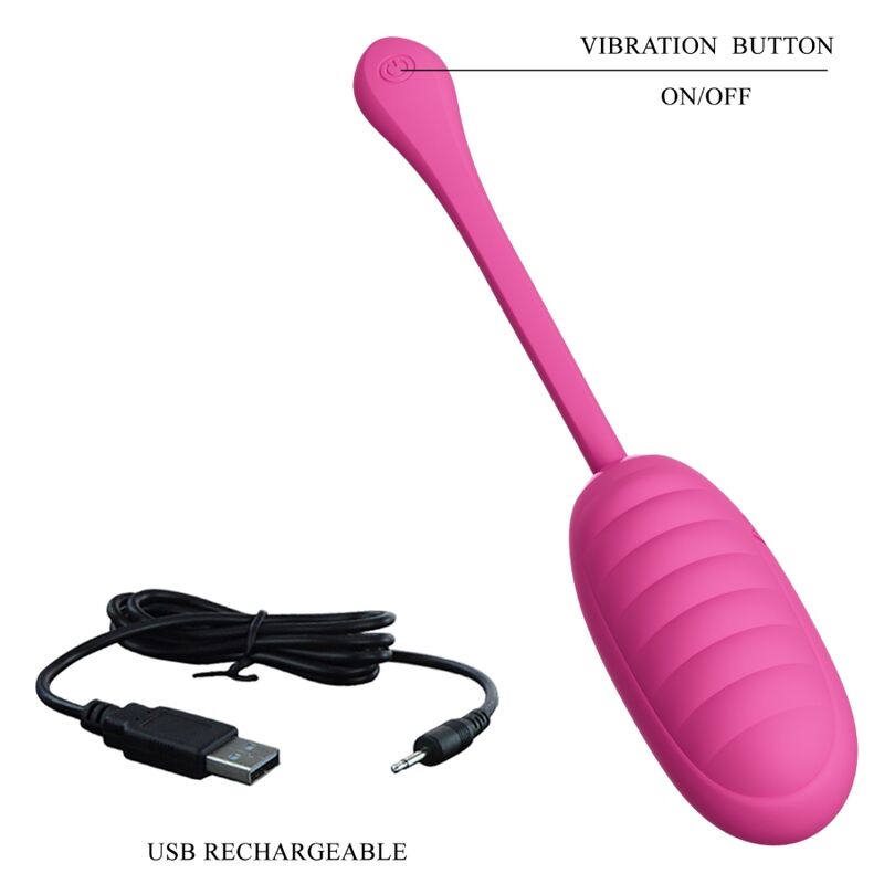 PRETTY LOVE - CATALINA PINK RECHARGEABLE VIBRATING EGG - Toys "n" Us