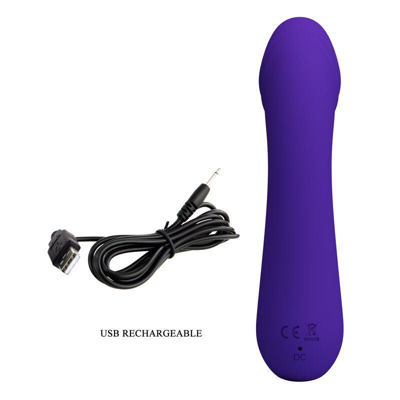 PRETTY LOVE - CETUS RECHARGEABLE VIBRATOR PURPLE - Toys "n" Us