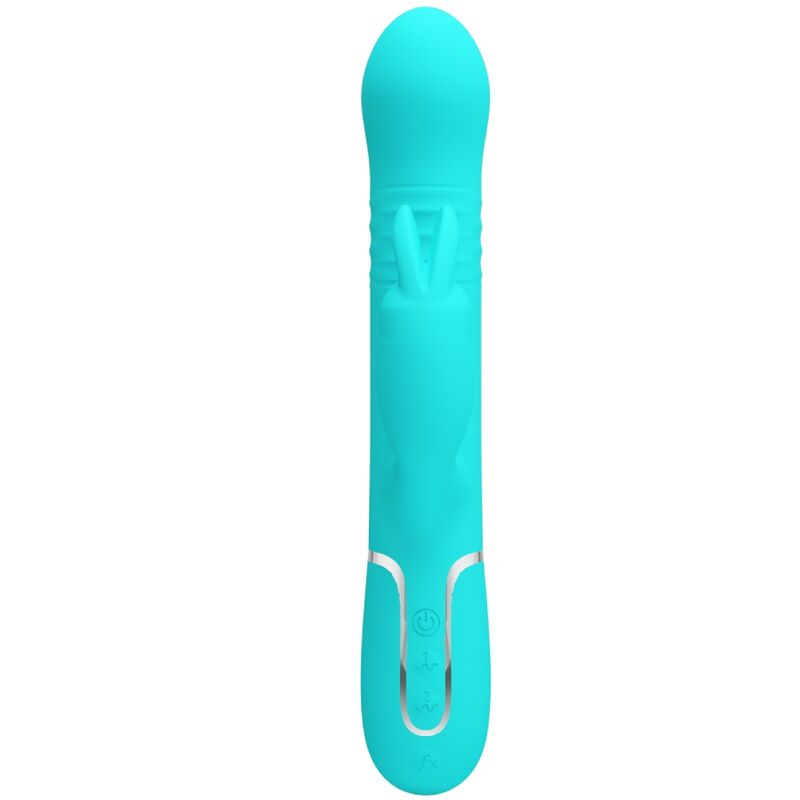 PRETTY LOVE - COALE RABBIT VIBRATOR PEARLS AQUA GREEN - Toys "n" Us