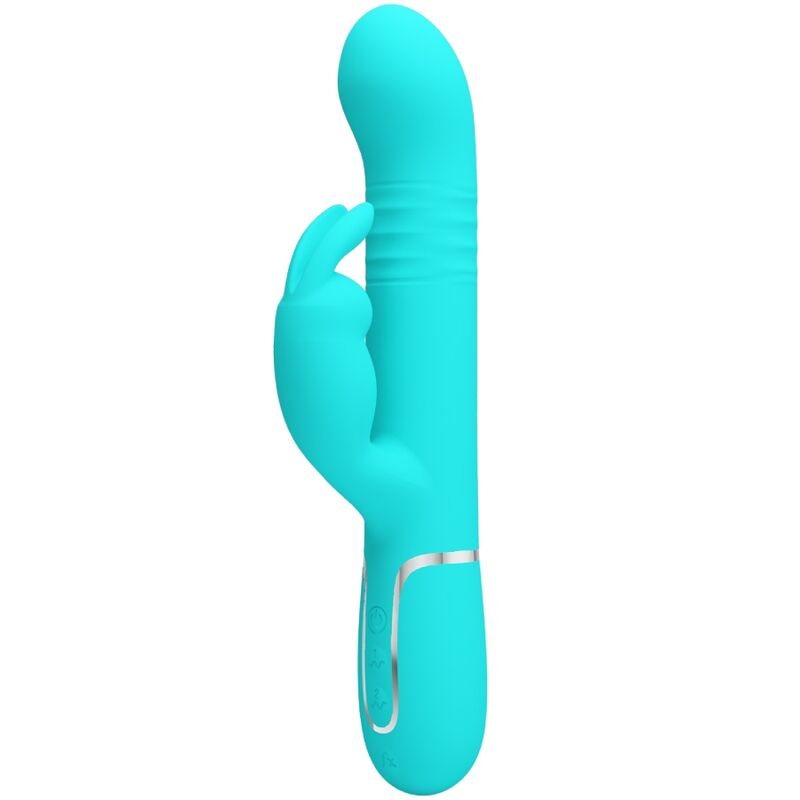 PRETTY LOVE - COALE RABBIT VIBRATOR PEARLS AQUA GREEN - Toys "n" Us