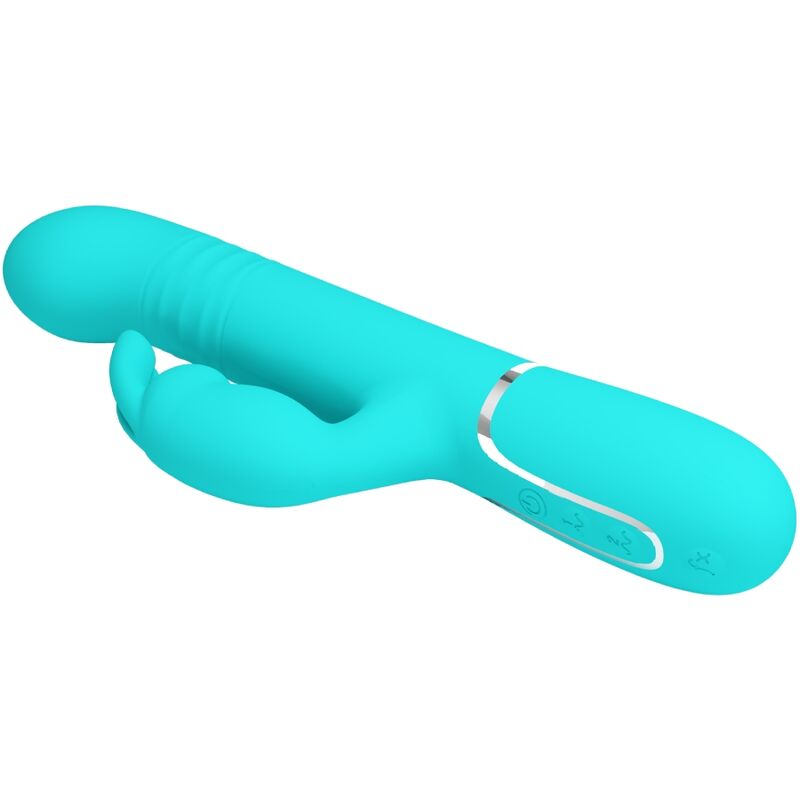 PRETTY LOVE - COALE RABBIT VIBRATOR PEARLS AQUA GREEN - Toys "n" Us