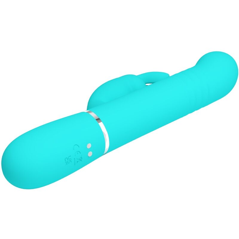 PRETTY LOVE - COALE RABBIT VIBRATOR PEARLS AQUA GREEN - Toys "n" Us