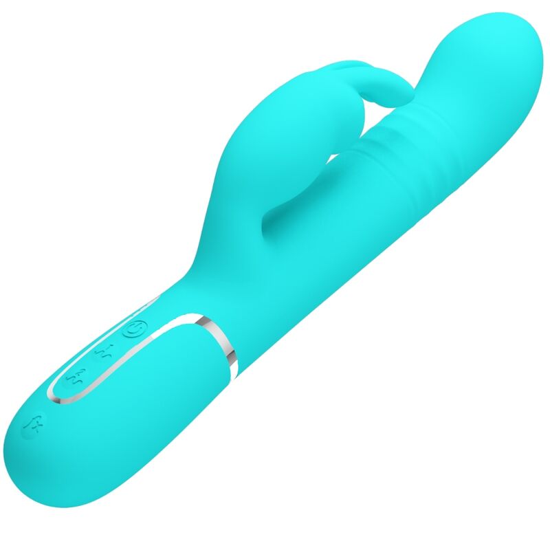 PRETTY LOVE - COALE RABBIT VIBRATOR PEARLS AQUA GREEN - Toys "n" Us