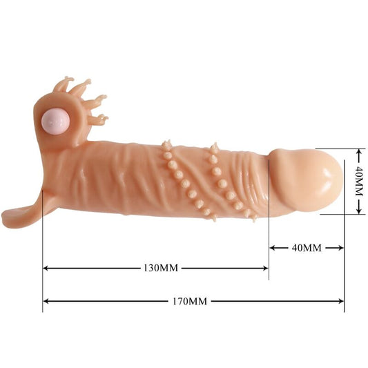 PRETTY LOVE - CONNOR PENIS SLEEVE + CLITORIS STIMULATOR FLESH - Toys "n" Us