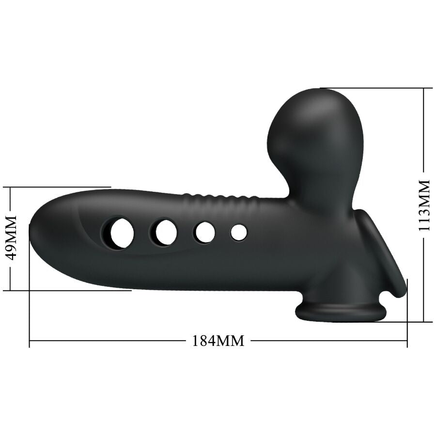 PRETTY LOVE - CRANE PENIS SLEEVE WITH AIRBAG BLACK - Toys "n" Us