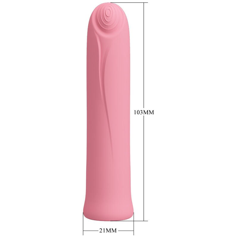 PRETTY LOVE - CURTIS MINI SUPER POWER VIBRATOR 12 PINK SILICONE VIBRATIONS - Toys "n" Us
