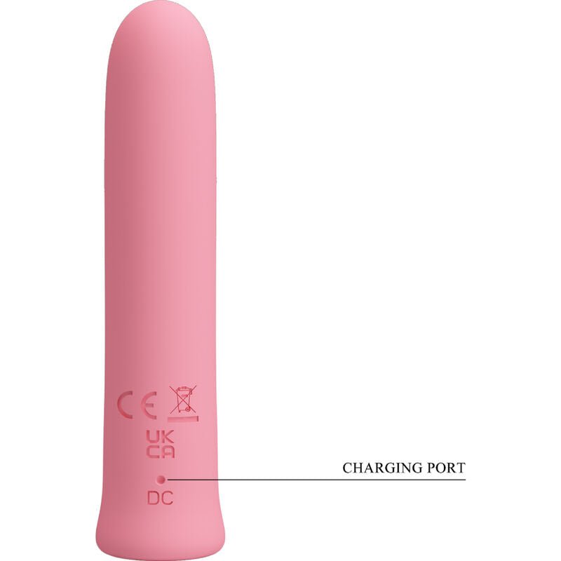 PRETTY LOVE - CURTIS MINI SUPER POWER VIBRATOR 12 PINK SILICONE VIBRATIONS - Toys "n" Us