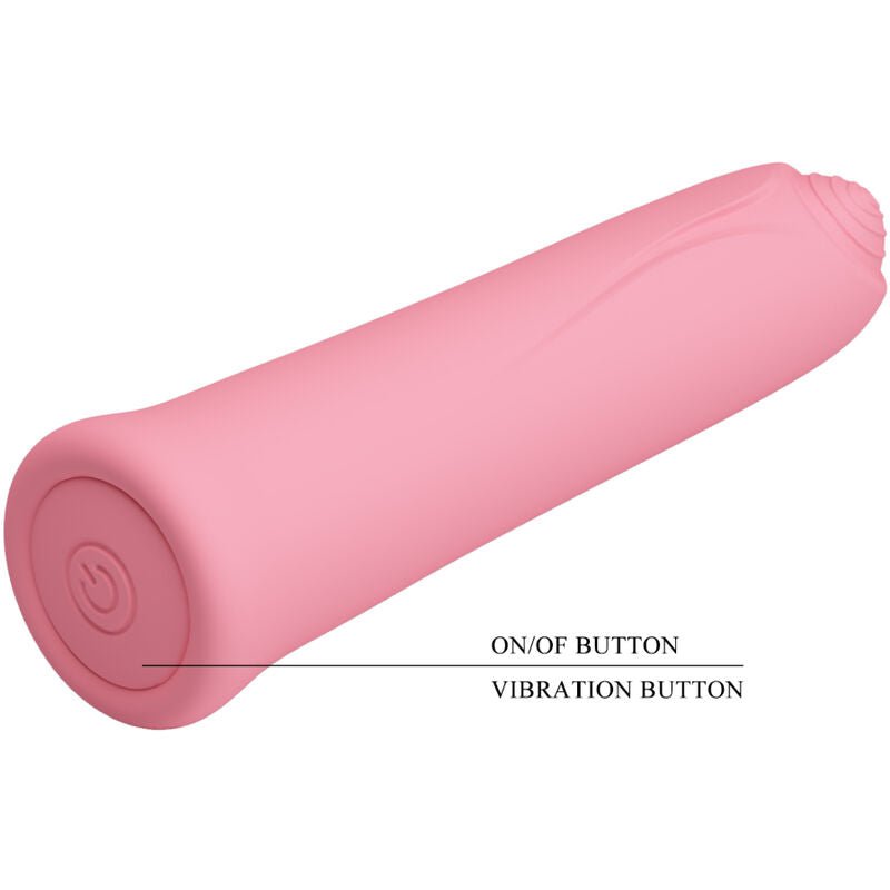 PRETTY LOVE - CURTIS MINI SUPER POWER VIBRATOR 12 PINK SILICONE VIBRATIONS - Toys "n" Us