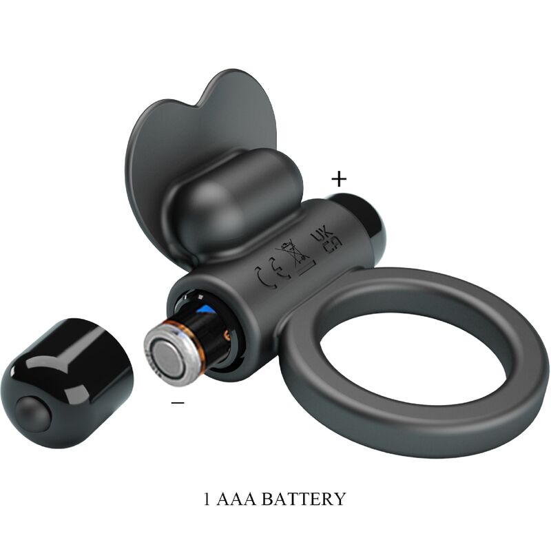 PRETTY LOVE - DEBONAIRE VIBRATING RING RABBIT 10 VIBRATIONS BLACK - Toys "n" Us