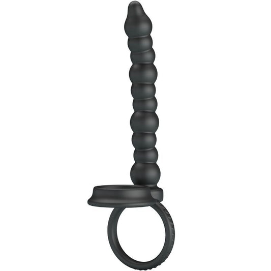 PRETTY LOVE - DILLION DOUBLE PENETRATION COCK RING BLACK - Toys "n" Us