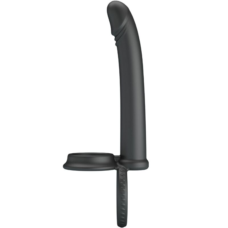 PRETTY LOVE - DILLION DOUBLE PENETRATION DOUBLE COCK RING BLACK - Toys "n" Us
