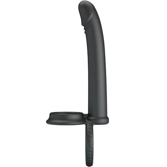 PRETTY LOVE - DILLION DOUBLE PENETRATION DOUBLE COCK RING BLACK - Toys "n" Us
