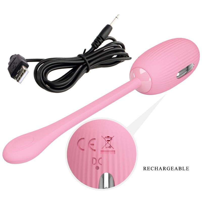PRETTY LOVE - DOREEN PINK RECHARGEABLE VIBRATING EGG - Toys "n" Us