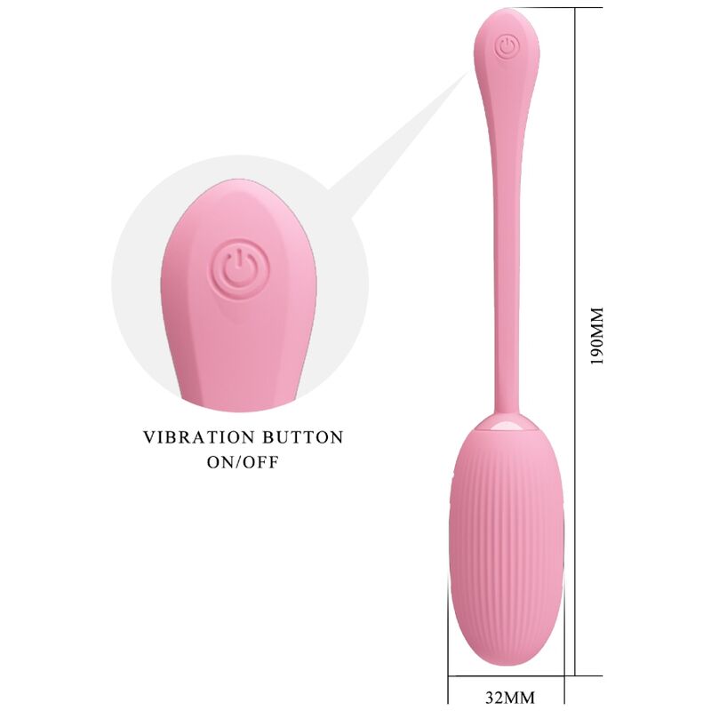 PRETTY LOVE - DOREEN PINK RECHARGEABLE VIBRATING EGG - Toys "n" Us