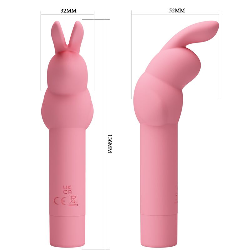 PRETTY LOVE - GERARDO PINK RABBIT SILICONE VIBRATOR - Toys "n" Us