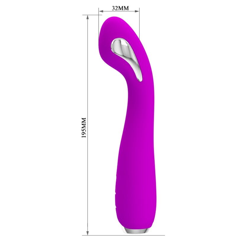 PRETTY LOVE - HECTOR RECHARGEABLE ELECTROSHOCK VIBRATOR WATERPROOF PURPLE - Toys "n" Us