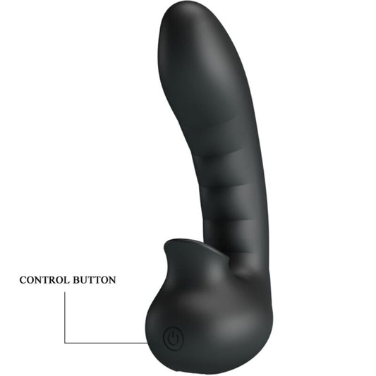PRETTY LOVE - HOBGOBLIN VIBRATING FINGER CASE 12 VIBRATIONS + CLITORIS STIMULATOR BLACK - Toys "n" Us
