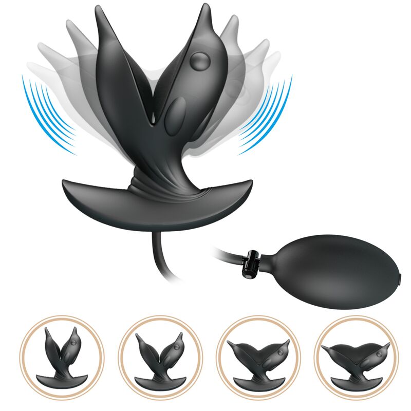 PRETTY LOVE - INFLATABLE & RECHARGEABLE DELFIN ANAL PLUG - Toys "n" Us