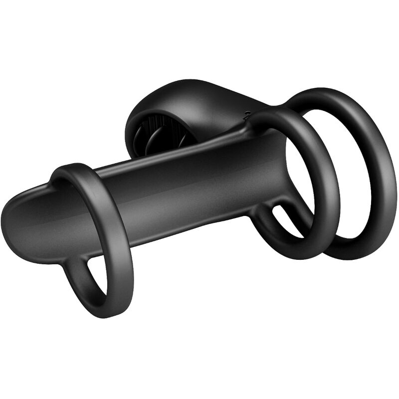 PRETTY LOVE - JAMMY PENIS SHEATH 12 VIBRATIONS WITH RECHARGEABLE SILICONE TONGUE - Toys "n" Us