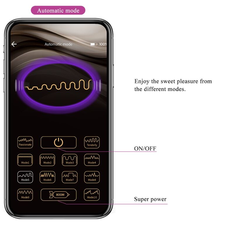 PRETTY LOVE - JAYLEEN VIBRATOR APP REMOTE CONTROL PURPLE - Toys "n" Us