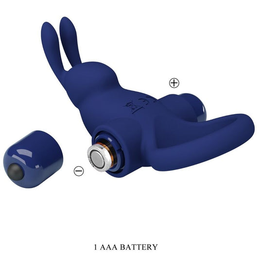 PRETTY LOVE - JIRO RABBIT RING WITH VIBRATION BLUE - Toys "n" Us