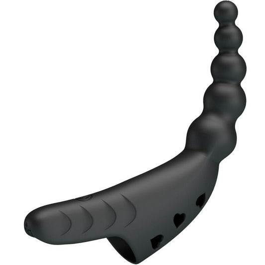 PRETTY LOVE - JORDIN FINGER VIBRATOR 10 VIBRATIONS BLACK - Toys "n" Us