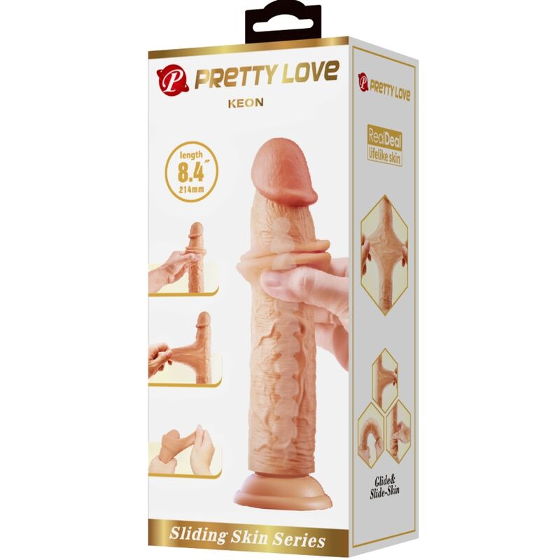 PRETTY LOVE - KEON REALISTIC DILDO 21 CM FLESH - Toys "n" Us