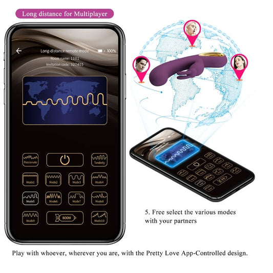 PRETTY LOVE - LIAM VIBRATOR RABBIT & PUNTO G CONTROLLED BY LILA APP - Toys "n" Us