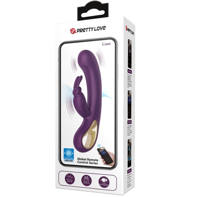 PRETTY LOVE - LIAM VIBRATOR RABBIT & PUNTO G CONTROLLED BY LILA APP - Toys "n" Us