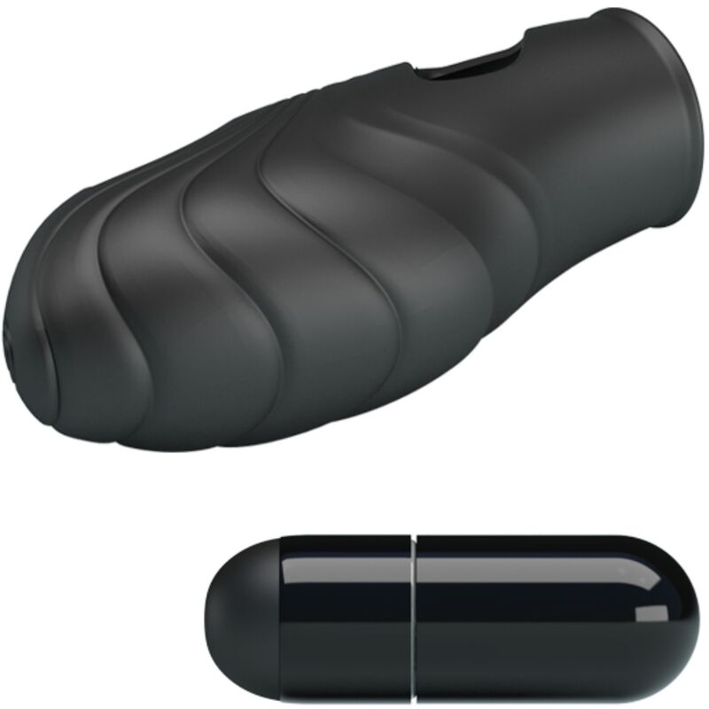 PRETTY LOVE - LICH SILICONE FINGER VIBRATOR BLACK - Toys "n" Us