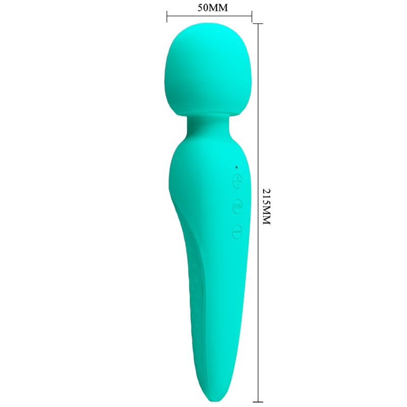 PRETTY LOVE - MAREDITH MASSAGER 12 MODOS DE VIBRAO AQUA GREEN - Toys "n" Us