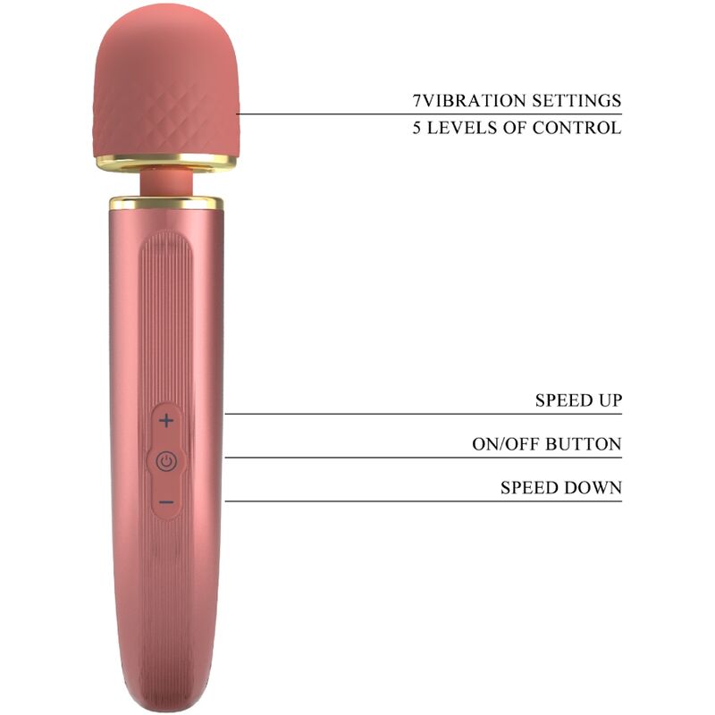 PRETTY LOVE - MASSAGER 7 MODOS DE VIBRAO ROSA - Toys "n" Us