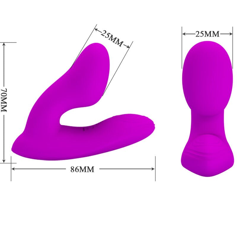 PRETTY LOVE - MELVIN CLITORIS MASSAGER WITH REMOTE CONTROL - Toys "n" Us