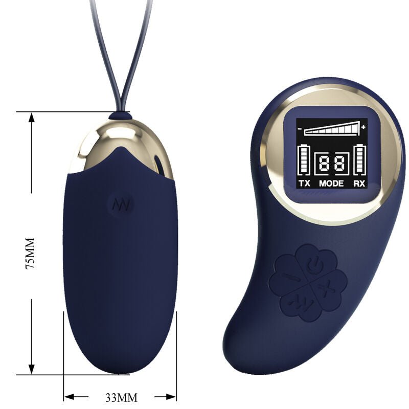 PRETTY LOVE - MINA VIBRATING EGG REMOTE CONTROL BLUE - Toys "n" Us