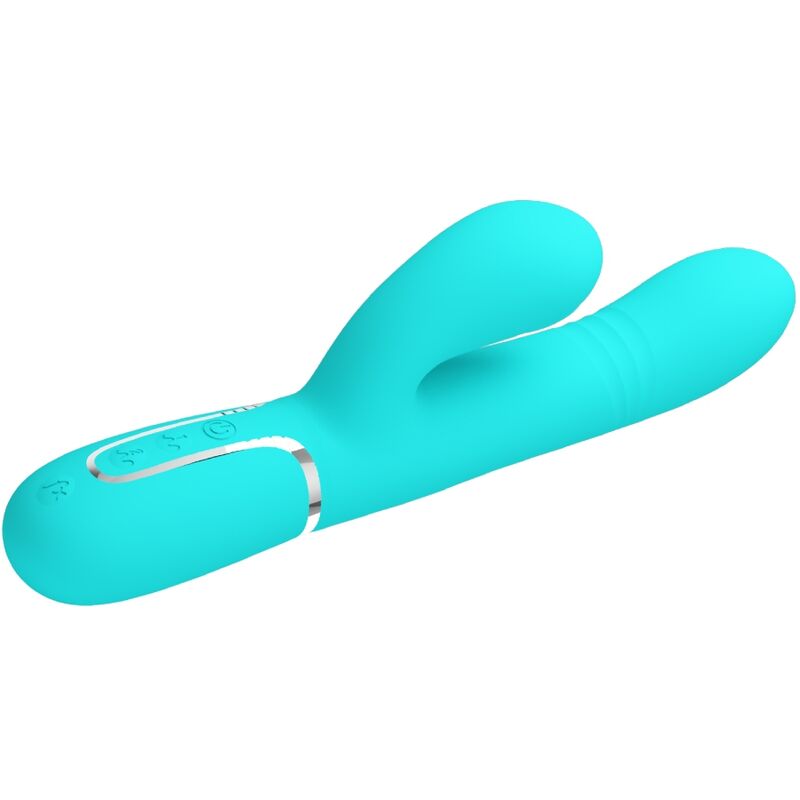 PRETTY LOVE - MULTIFUNCTION G - SPOT VIBRATOR AQUA GREEN - Toys "n" Us