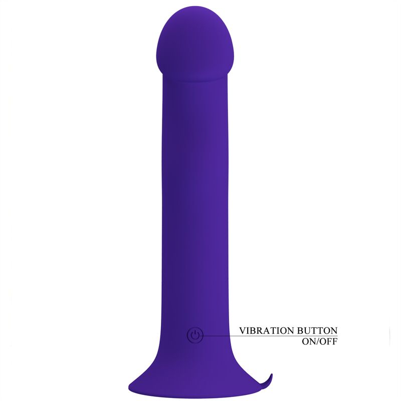 PRETTY LOVE - MURRAY YOUTH VIBRATING DILDO & RECHARGEABLE VIOLET - Toys "n" Us