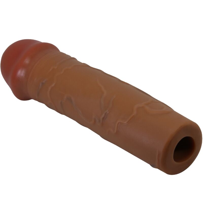 PRETTY LOVE - NILE PENIS SLEEVE WITH 2.5 CM EXTENSION MULATTO - Toys "n" Us