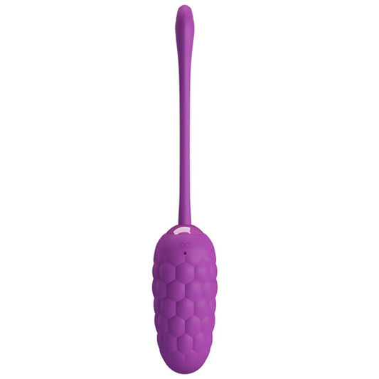 PRETTY LOVE - OVO VIBRANTE COM TEXTURA MARINHA RECARREGVEL ROXA - Toys "n" Us