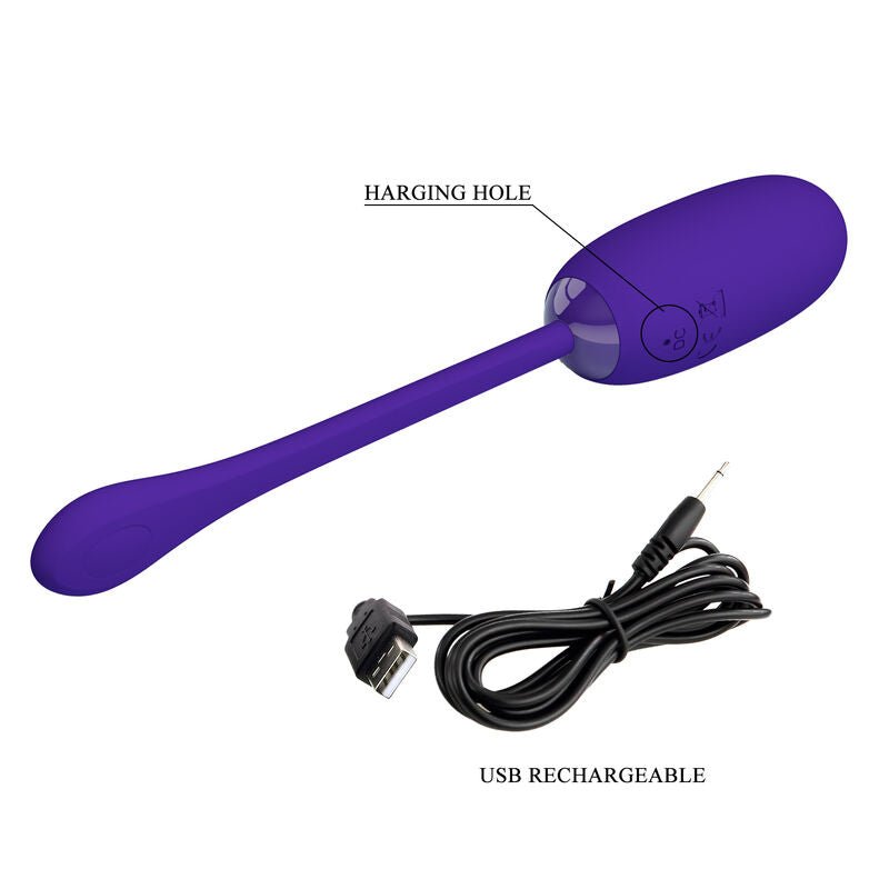 PRETTY LOVE - OVO VIBRANTE RECARREGVEL IMPERMEVEL JULIUS ROXO - Toys "n" Us