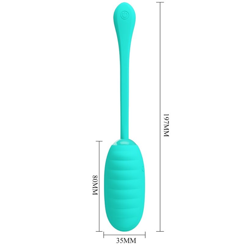 PRETTY LOVE - OVO VIBRATÓRIO RECARREGVEL KIRK AQUA VERDE - Toys "n" Us