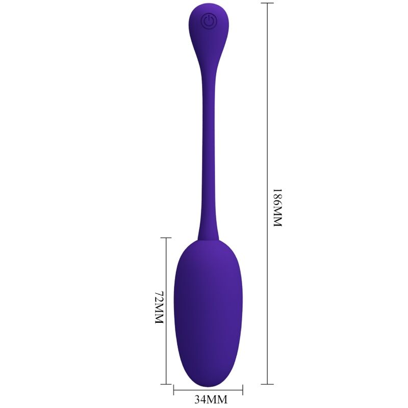PRETTY LOVE - OVO VIBRATÓRIO RECARREGVEL KNUCKER ROXO - Toys "n" Us