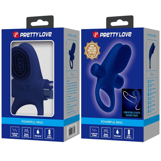 PRETTY LOVE - PALLE RING WITH VIBRATION BLUE - Toys "n" Us