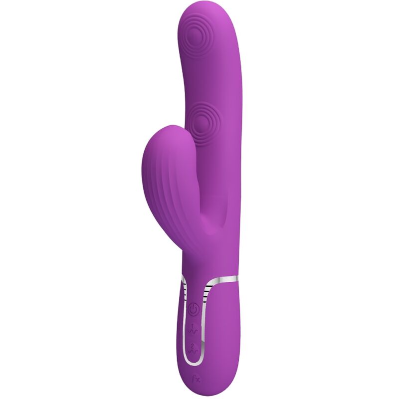 PRETTY LOVE - PERLITA 3 IN 1 MULTIFUNCTION RABBIT VIBRATOR PURPLE - Toys "n" Us