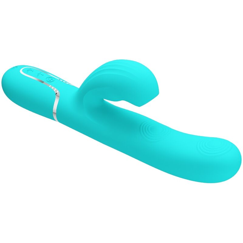 PRETTY LOVE - PERLITA MULTIFUNCTION 3 IN 1 G - SPOT VIBRATOR AQUA GREEN - Toys "n" Us