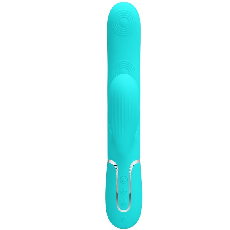 PRETTY LOVE - PERLITA MULTIFUNCTION 3 IN 1 G - SPOT VIBRATOR AQUA GREEN - Toys "n" Us
