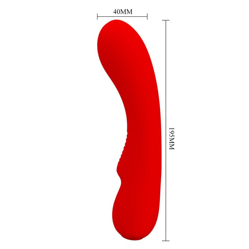 PRETTY LOVE - PRESCOTT RECHARGEABLE VIBRATOR RED - Toys "n" Us