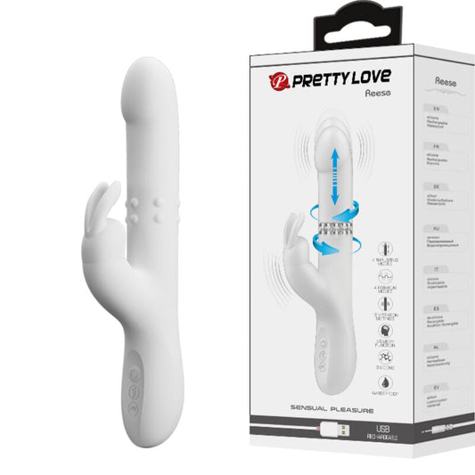 PRETTY LOVE - REESE VIBRATOR WITH SILVER ROTATION - Toys "n" Us